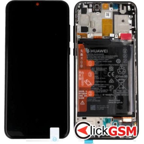 Piesa Display Original Cu Touchscreen Rama Si Baterie Huawei P Smart S 1qos