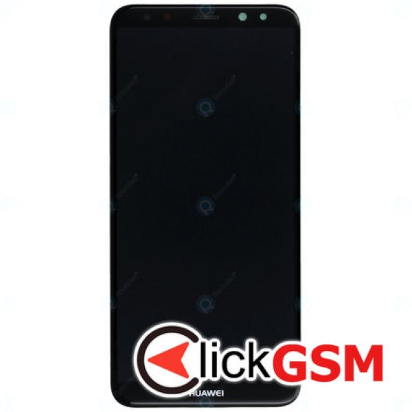 Piesa Display Original Cu Touchscreen Rama Si Baterie Negru Huawei Mate 10 Lite 17tp