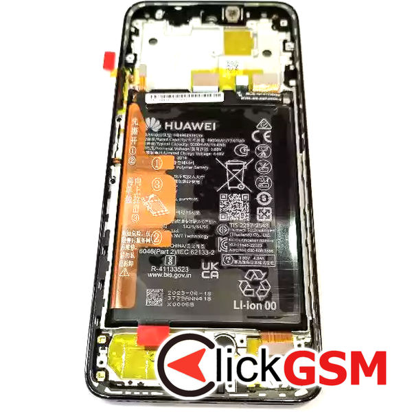 Piesa Display Original Cu Touchscreen Rama Si Baterie Negru Huawei Nova Y90 N7w