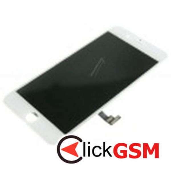 Piesa Display Original Cu Touchscreen Si Rama Alb Apple Iphone 8 Plus 79f