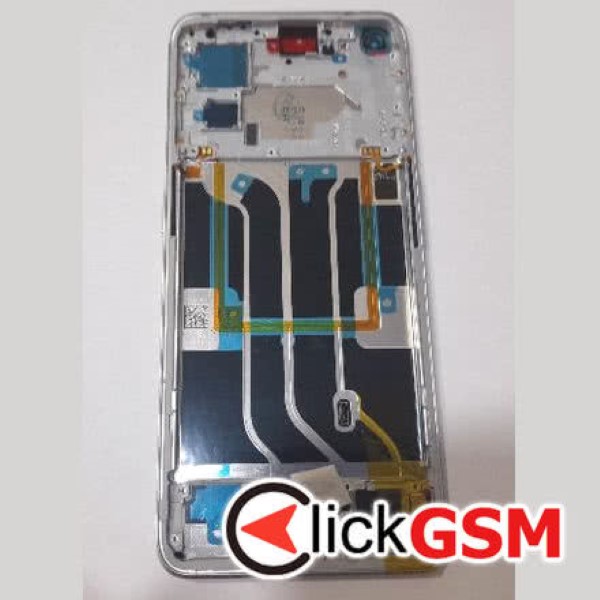 Piesa Display Original Cu Touchscreen Si Rama Alb Realme Gt2 Pro 1jll