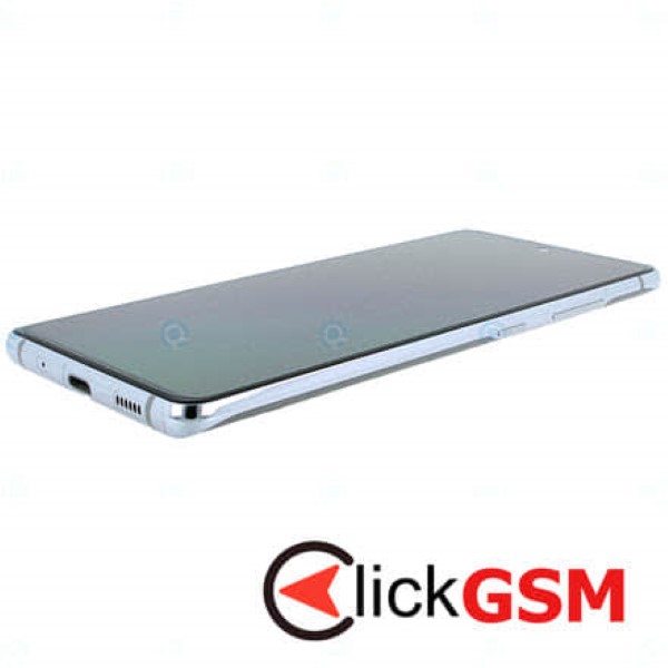 Piesa Display Original Cu Touchscreen Si Rama Alb Samsung Galaxy S20 Fe Nup