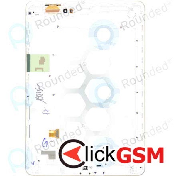 Piesa Display Original Cu Touchscreen Si Rama Alb Samsung Galaxy Tab A 9.7 65n