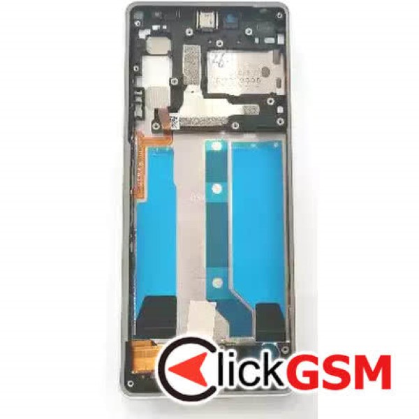 Piesa Display Original Cu Touchscreen Si Rama Alb Sony Xperia 10 Iv 3co3