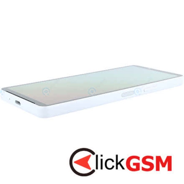 Piesa Display Original Cu Touchscreen Si Rama Alb Sony Xperia 10 V 2s3f