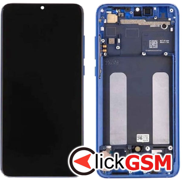 Piesa Display Original Cu Touchscreen Si Rama Alb Xiaomi Mi 9 Lite 3hd6