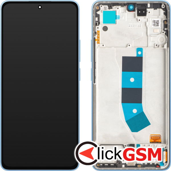 Piesa Display Original Cu Touchscreen Si Rama Alb Xiaomi Redmi Note 13 4g 4hil