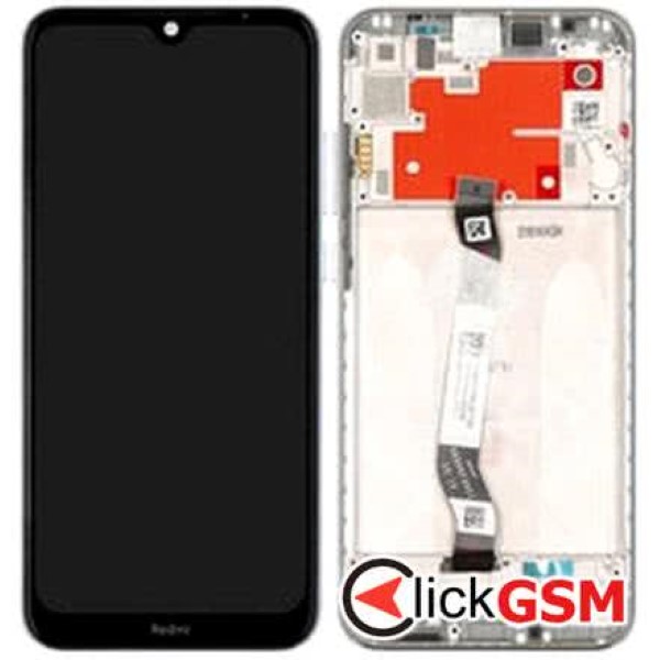 Piesa Display Original Cu Touchscreen Si Rama Alb Xiaomi Redmi Note 8t 1hwe