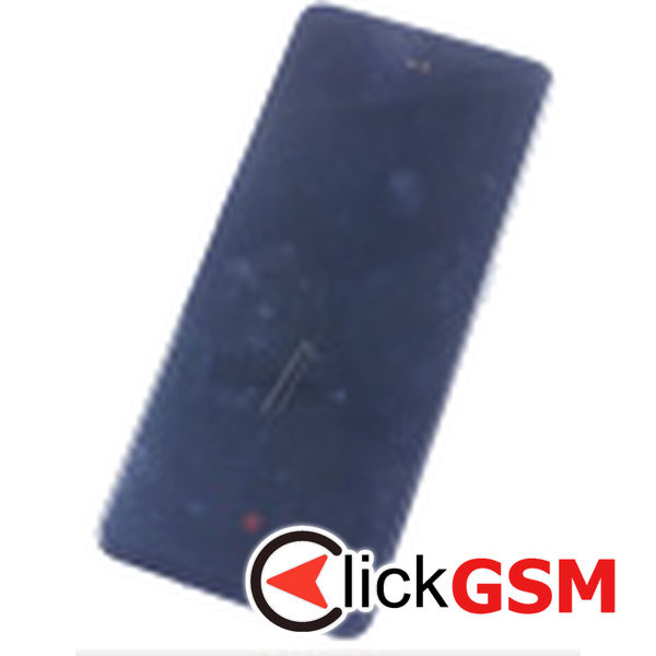 Piesa Display Original Cu Touchscreen Si Rama Albastru Oneplus 7t 2vbm