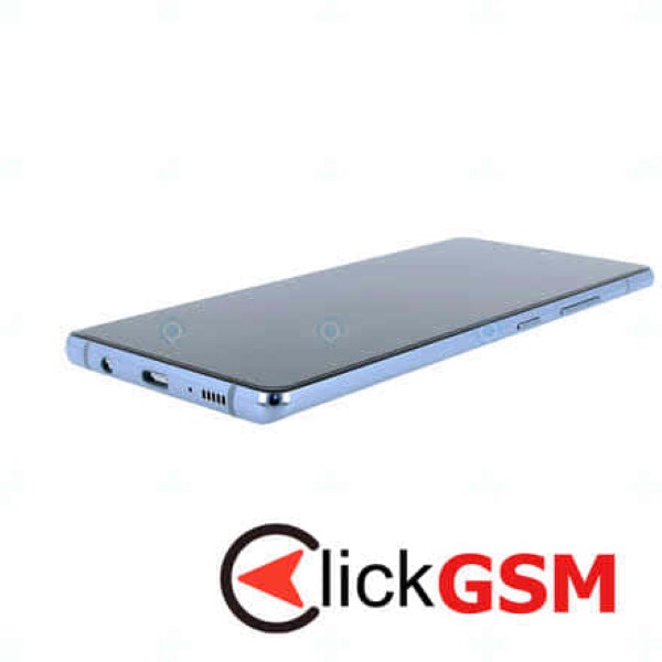 Piesa Display Original Cu Touchscreen Si Rama Albastru Samsung Galaxy A71 5g 271o