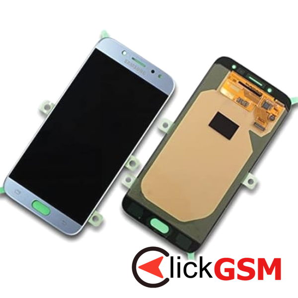 Piesa Display Original Cu Touchscreen Si Rama Albastru Samsung Galaxy J7 2017 2dk3