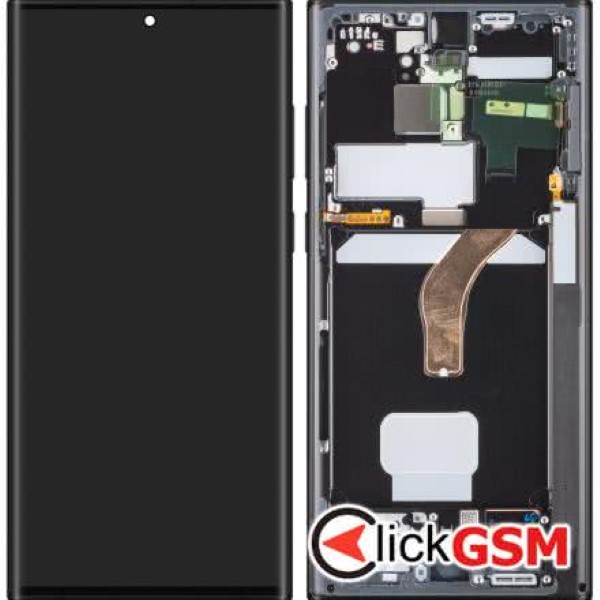 Piesa Display Original Cu Touchscreen Si Rama Albastru Samsung Galaxy S22 Ultra 293h