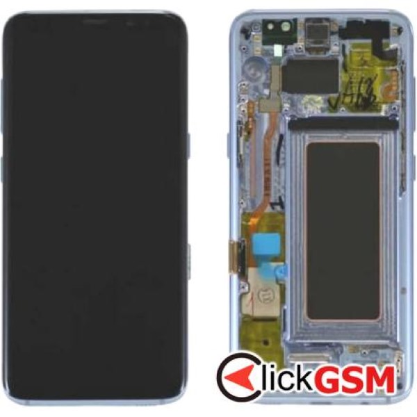 Piesa Piesa Display Original Cu Touchscreen Si Rama Albastru Samsung Galaxy S8 32pf