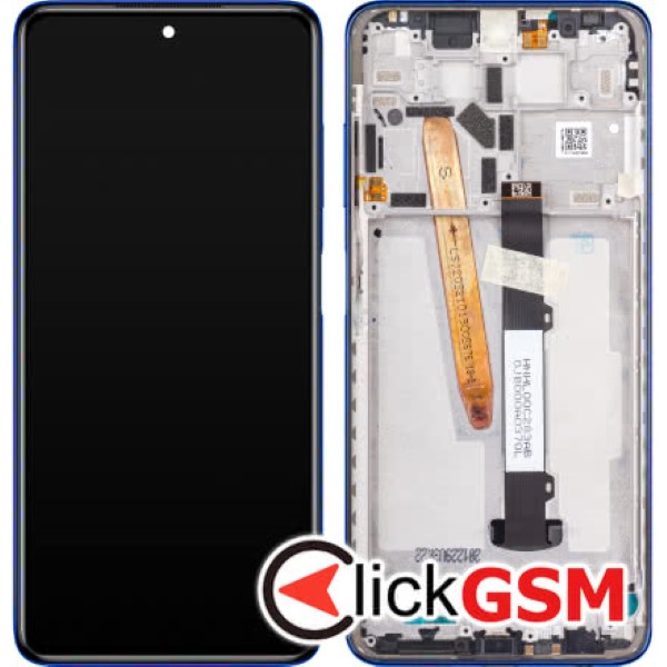 Piesa Display Original Cu Touchscreen Si Rama Albastru Xiaomi Poco X3 Pro Ux5