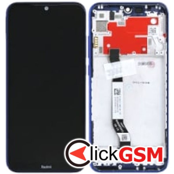 Piesa Display Original Cu Touchscreen Si Rama Albastru Xiaomi Redmi Note 8t 3dne