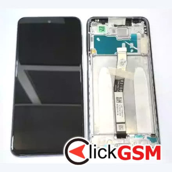 Piesa Display Original Cu Touchscreen Si Rama Albatsru Xiaomi Redmi Note 9s 3cn1