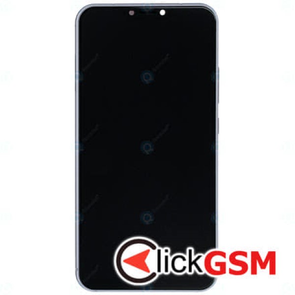 Piesa Display Original Cu Touchscreen Si Rama Argintiu Asus Zenfone 5z 1vzx