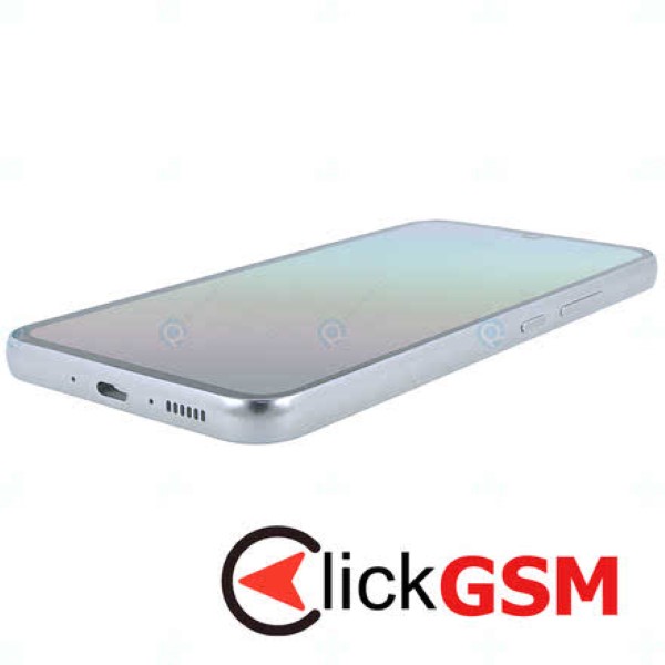 Piesa Display Original Cu Touchscreen Si Rama Argintiu Samsung Galaxy A34 5g 2cmx