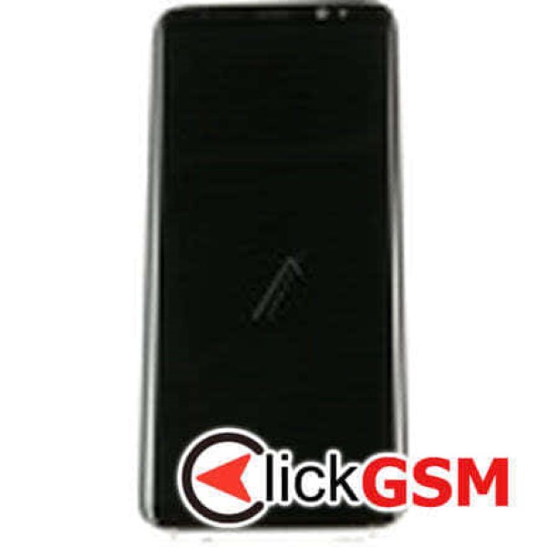 Piesa Piesa Display Original Cu Touchscreen Si Rama Argintiu Samsung Galaxy S8 28zc