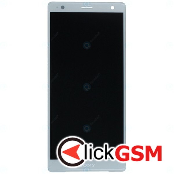 Piesa Display Original Cu Touchscreen Si Rama Argintiu Sony Xperia Xz2 Yzf