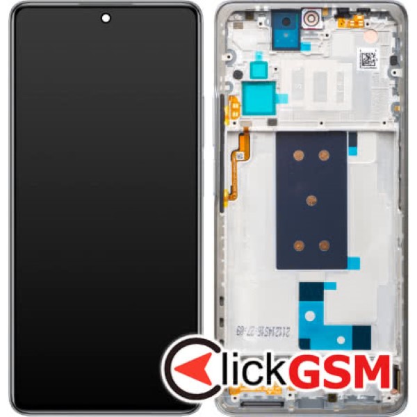 Piesa Display Original Cu Touchscreen Si Rama Argintiu Xiaomi 11t 3iw1