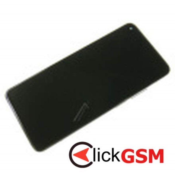 Piesa Display Original Cu Touchscreen Si Rama Argintiu Xiaomi Mi 10t Pro Mev