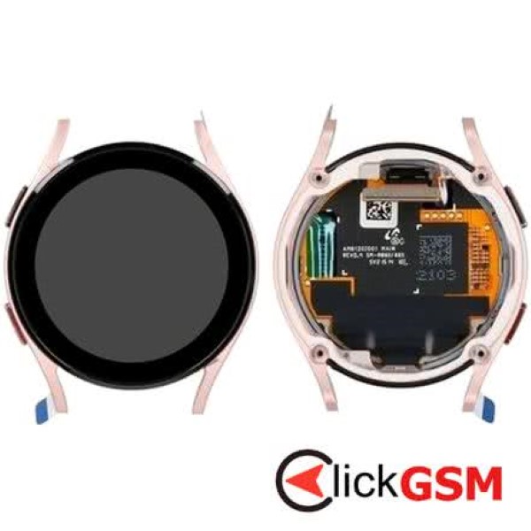 Piesa Display Original Cu Touchscreen Si Rama Auriu Samsung Galaxy Watch 4 40mm 1i5p