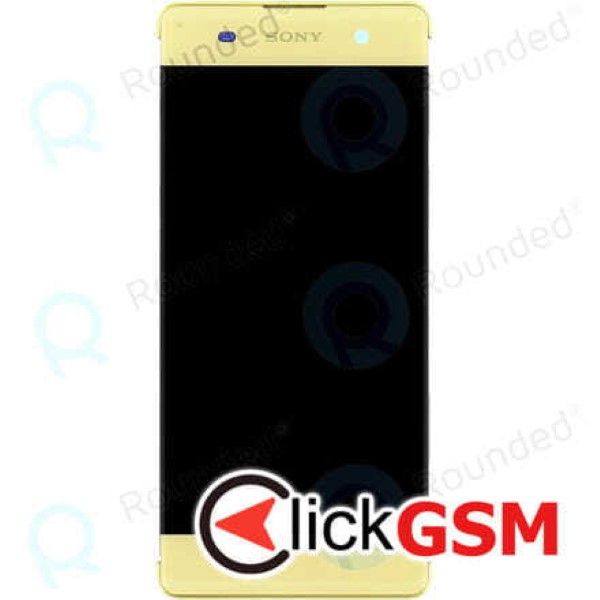 Piesa Display Original Cu Touchscreen Si Rama Auriu Sony Xperia Xa Ybn