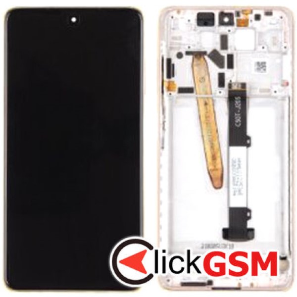 Piesa Display Original Cu Touchscreen Si Rama Auriu Xiaomi Poco X3 Pro 1knz