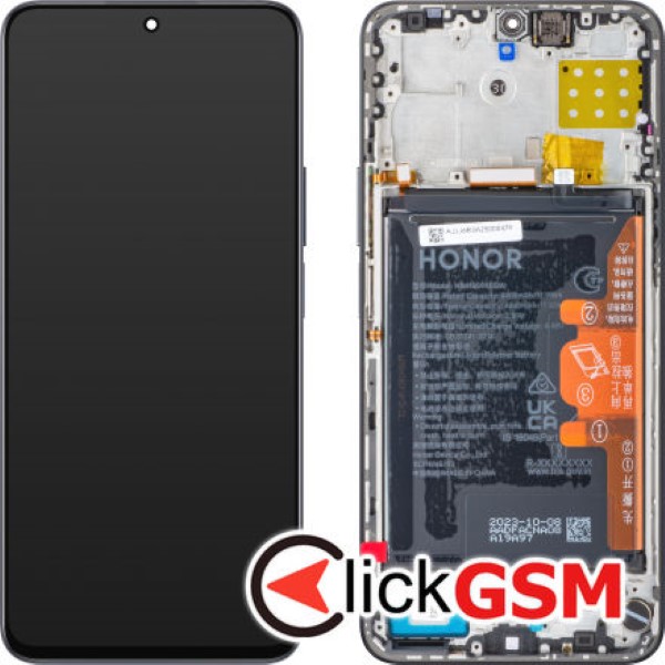 Piesa Display Original Cu Touchscreen Si Rama Black Honor 90 Lite 59mx