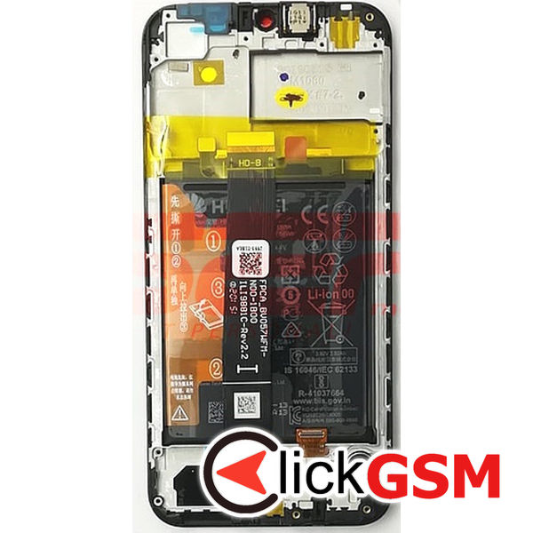 Piesa Display Original Cu Touchscreen Si Rama Black Huawei Y5 2019 4pi6