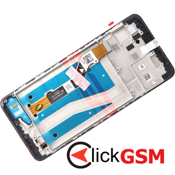 Piesa Display Original Cu Touchscreen Si Rama Black Motorola Moto G60 4kst