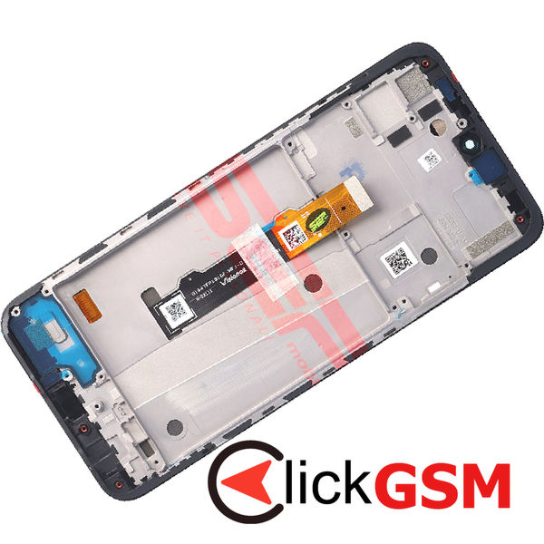 Piesa Display Original Cu Touchscreen Si Rama Black Motorola Moto G71 5g 4kvp