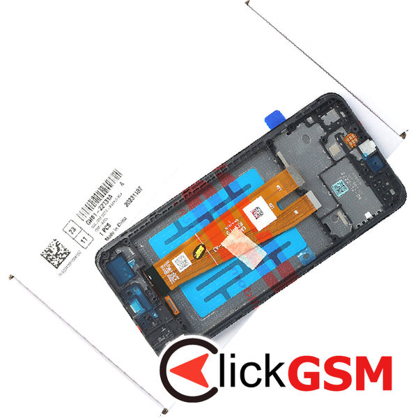 Piesa Display Original Cu Touchscreen Si Rama Black Samsung Galaxy A04 4l2i