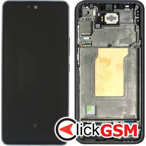 Piesa Piesa Display Original Cu Touchscreen Si Rama Black Samsung Galaxy A35 2cuu