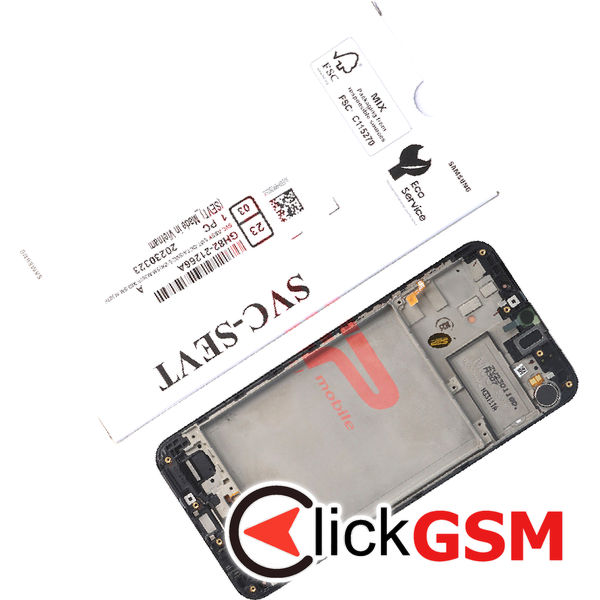 Piesa Display Original Cu Touchscreen Si Rama Black Samsung Galaxy M30s 4iyb