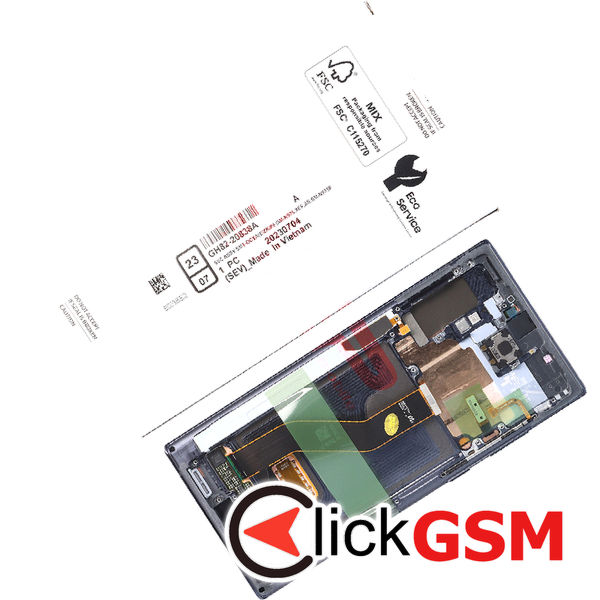 Piesa Display Original Cu Touchscreen Si Rama Black Samsung Galaxy Note10.plus 4iw9