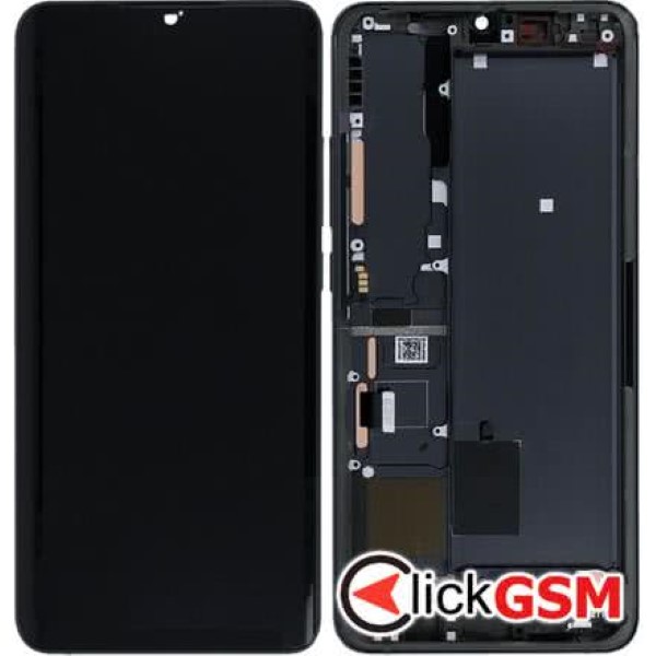 Piesa Display Original Cu Touchscreen Si Rama Black Xiaomi Mi Note 10 Pro Kor