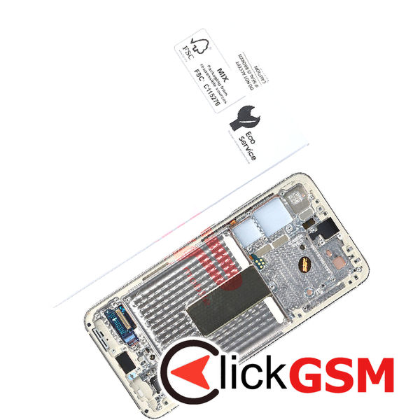 Piesa Display Original Cu Touchscreen Si Rama Cream Samsung Galaxy S23 4lt4