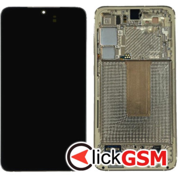 Piesa Display Original Cu Touchscreen Si Rama Cream Samsung Galaxy S23.plus 344b