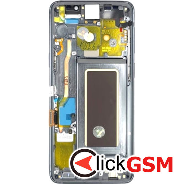 Piesa Piesa Display Original Cu Touchscreen Si Rama Gray Samsung Galaxy S9 56t9