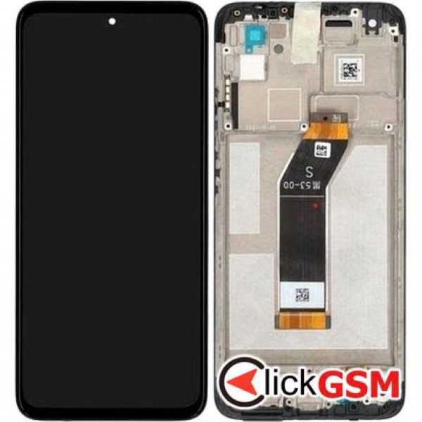 Piesa Display Original Cu Touchscreen Si Rama Gri Inchis Xiaomi Redmi 10 28kr