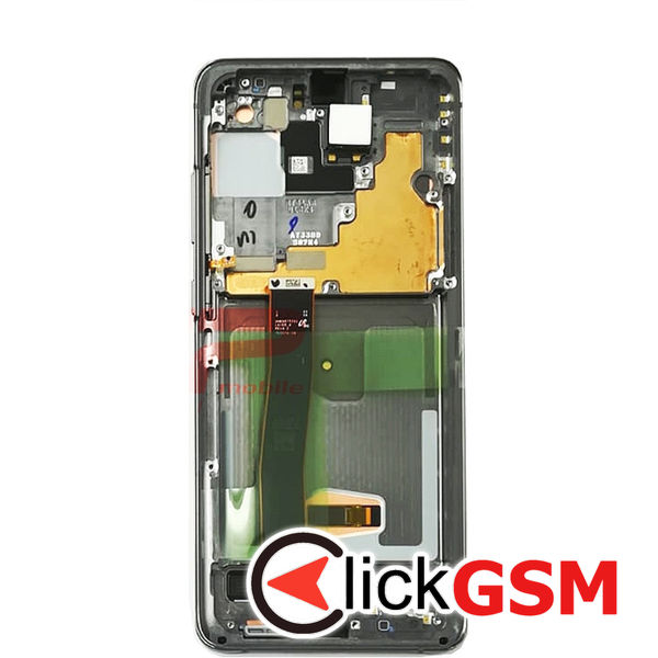 Piesa Piesa Display Original Cu Touchscreen Si Rama Gri Samsung Galaxy S20 Ultra 5g 425h