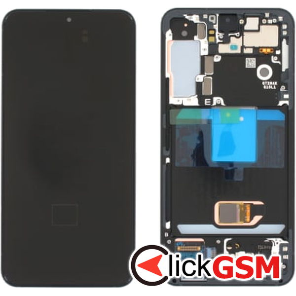 Piesa Display Original Cu Touchscreen Si Rama Gri Samsung Galaxy S22 2dni