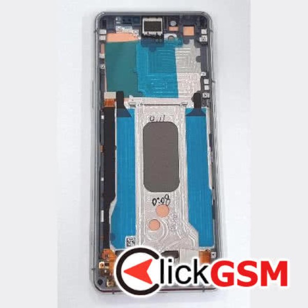 Piesa Display Original Cu Touchscreen Si Rama Gri Sony Xperia 5 Ii 36ic