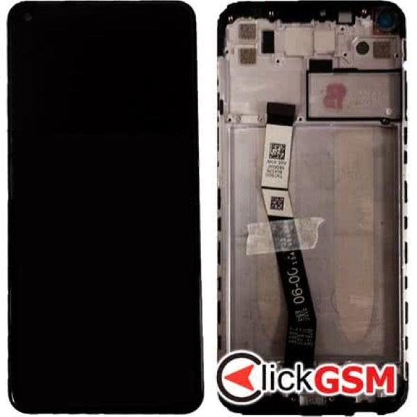 Piesa Display Original Cu Touchscreen Si Rama Gri Xiaomi Redmi Note 9 1g1a