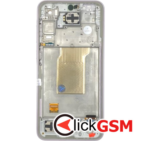 Piesa Piesa Display Original Cu Touchscreen Si Rama Lavender Samsung Galaxy A35 1e0t