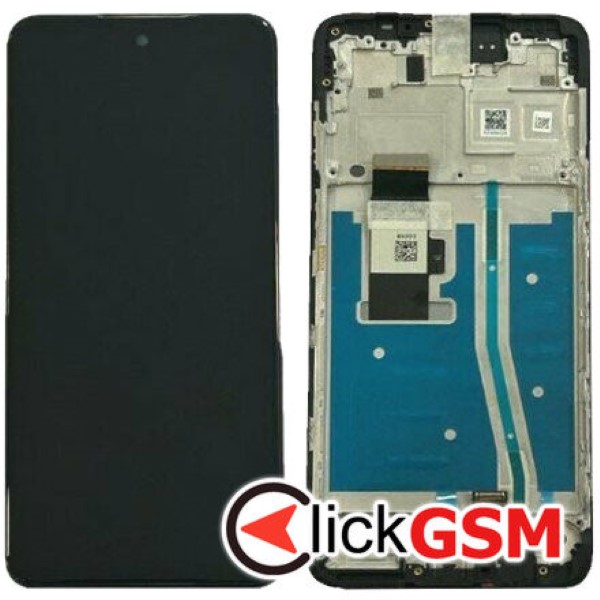 Piesa Piesa Display Original Cu Touchscreen Si Rama Motorola Moto G53 343e