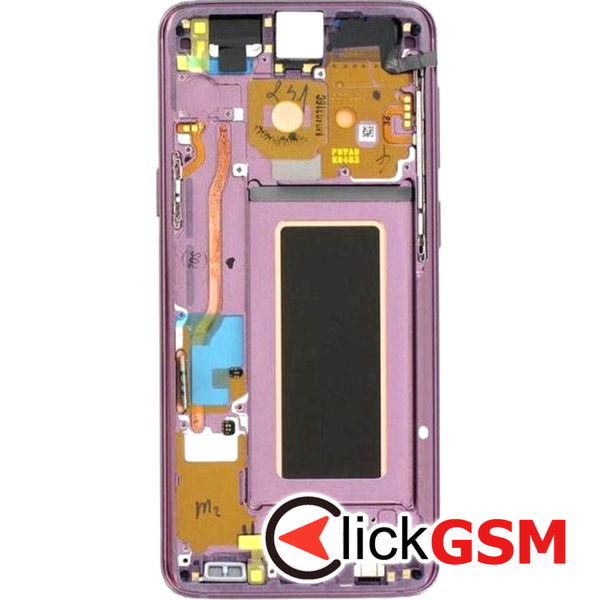 Piesa Piesa Display Original Cu Touchscreen Si Rama Mov Lila Samsung Galaxy S9 45hz
