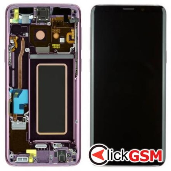 Piesa Piesa Display Original Cu Touchscreen Si Rama Mov Samsung Galaxy S9 2woy